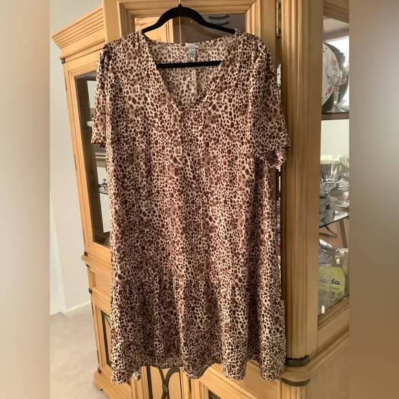 a new day Dresses & Skirts - Leopard Print Dress XXL